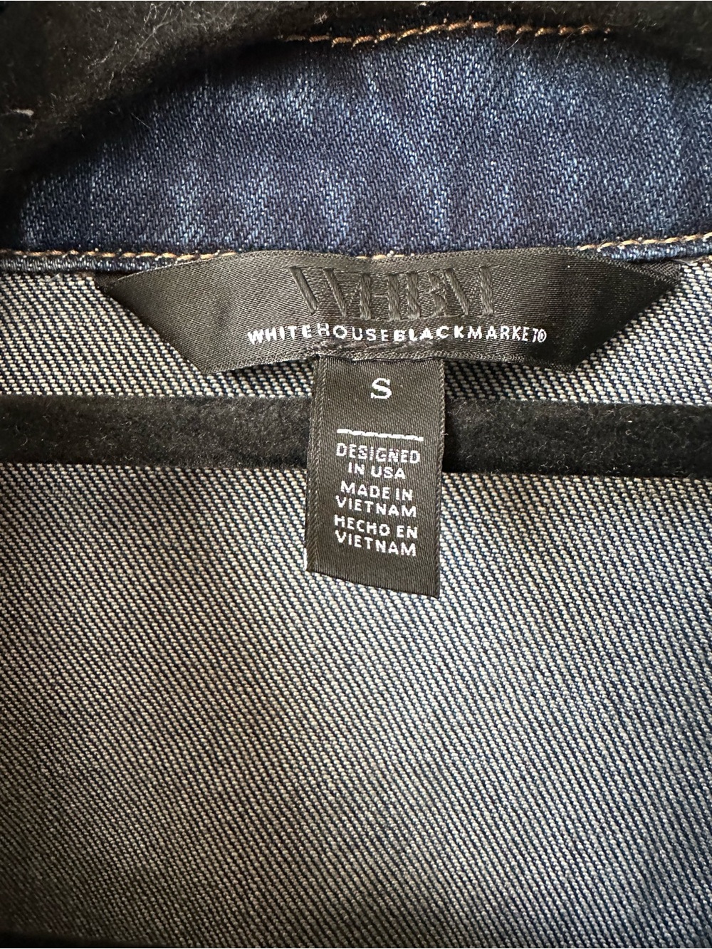 White House Black Market Denim Jacket - Picture 3 of 10